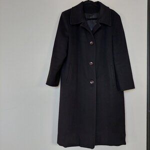 Vintage Modelcraft Pure Virgin Wool Coat, Black Women's 14/XL